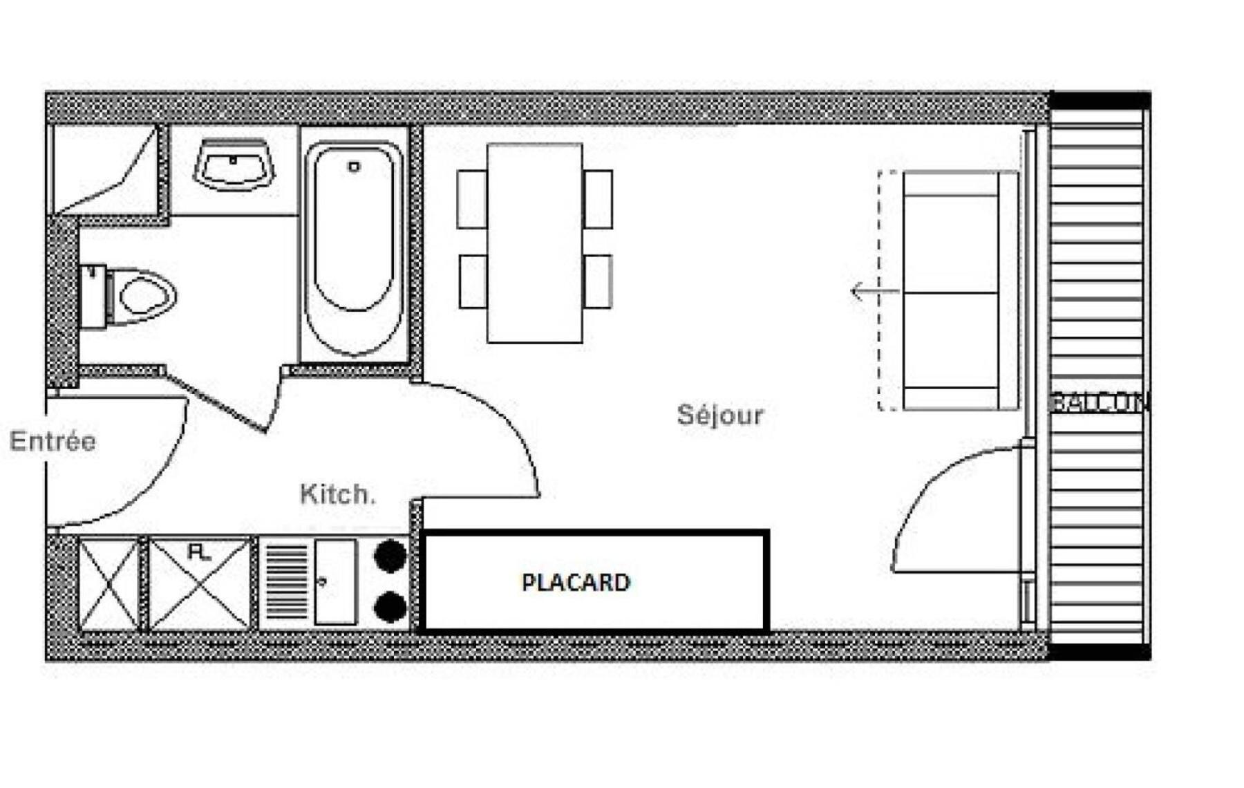 Residence Lac Du Lou - Studio Agreable - Ski Aux Pieds - Balcon Mae-2054 Saint-Martin-de-Belleville Eksteriør billede